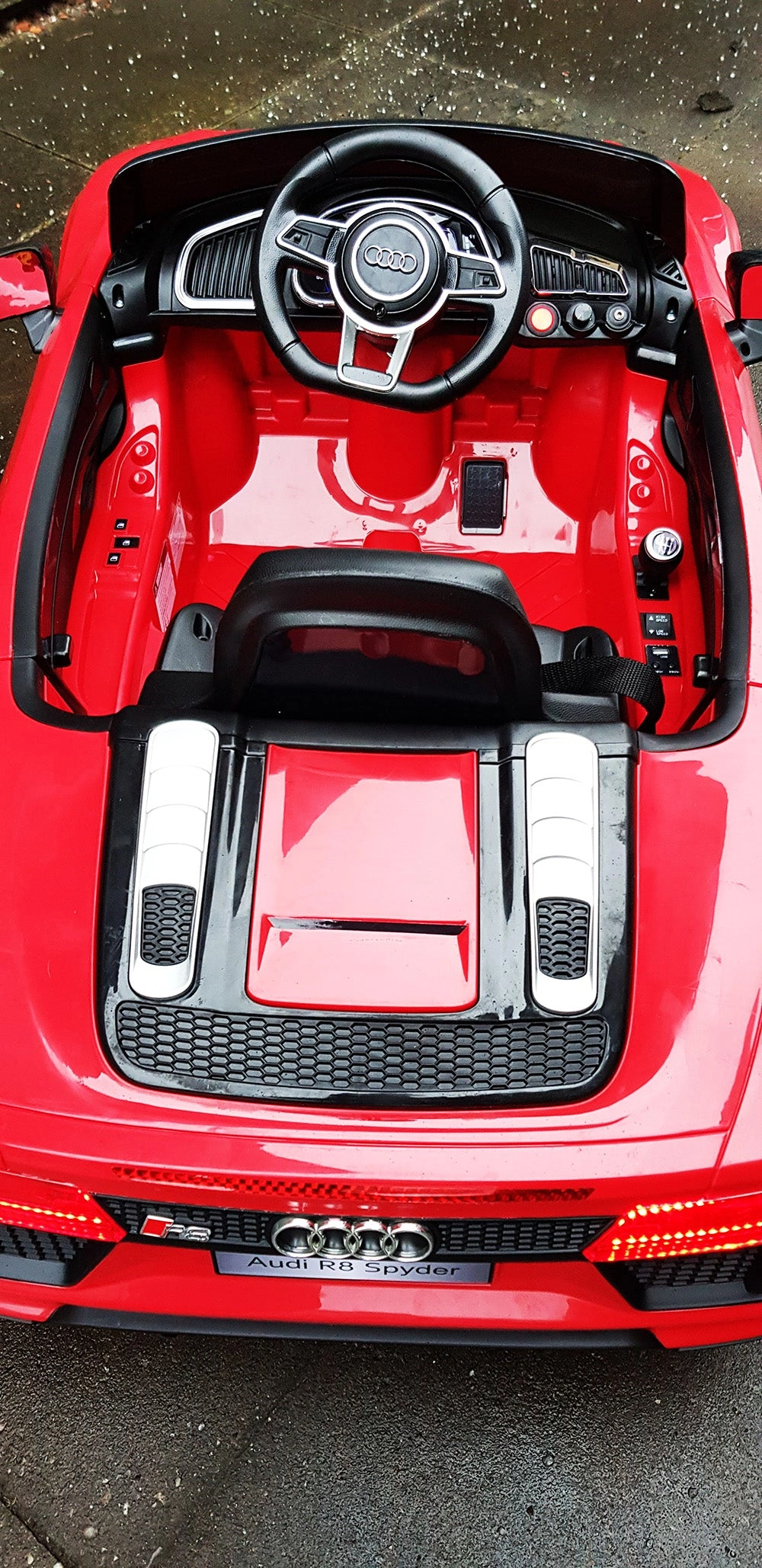 Audi R8 Spyder Ride On Car Kids Dream Ride Lights Remote Fun
